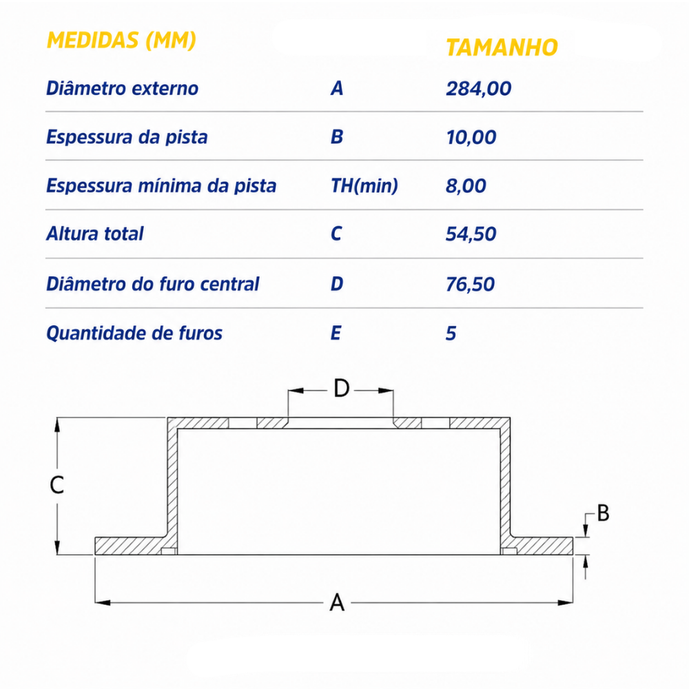 Par Disco Freio Traseiro - Hipper Freios - HF 325R - (3)