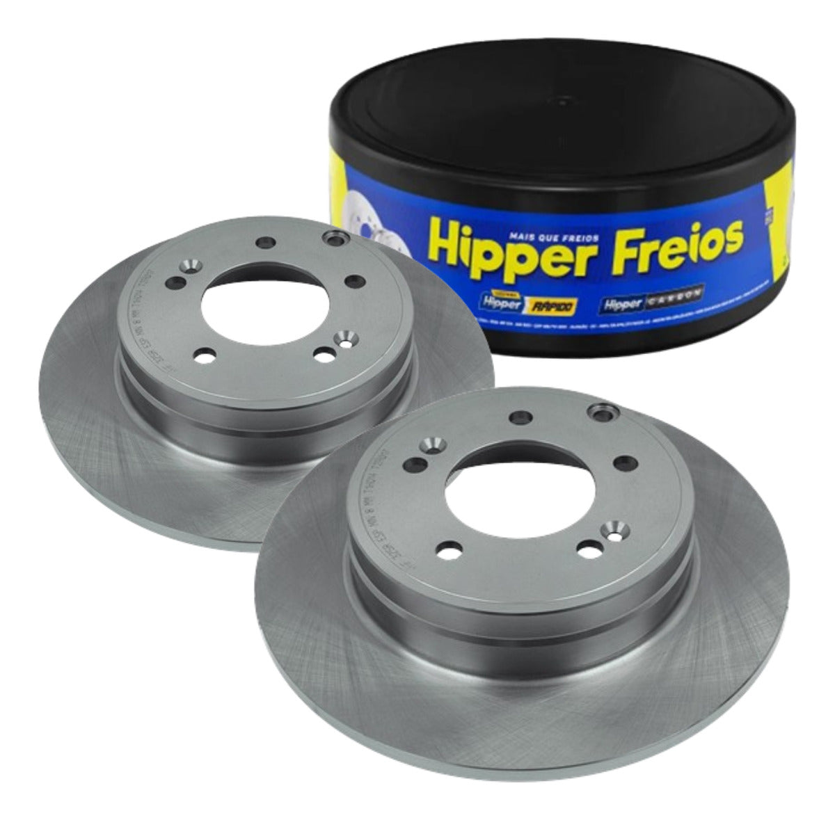 Par Disco Freio Traseiro - Hipper Freios - HF 325R - (1)