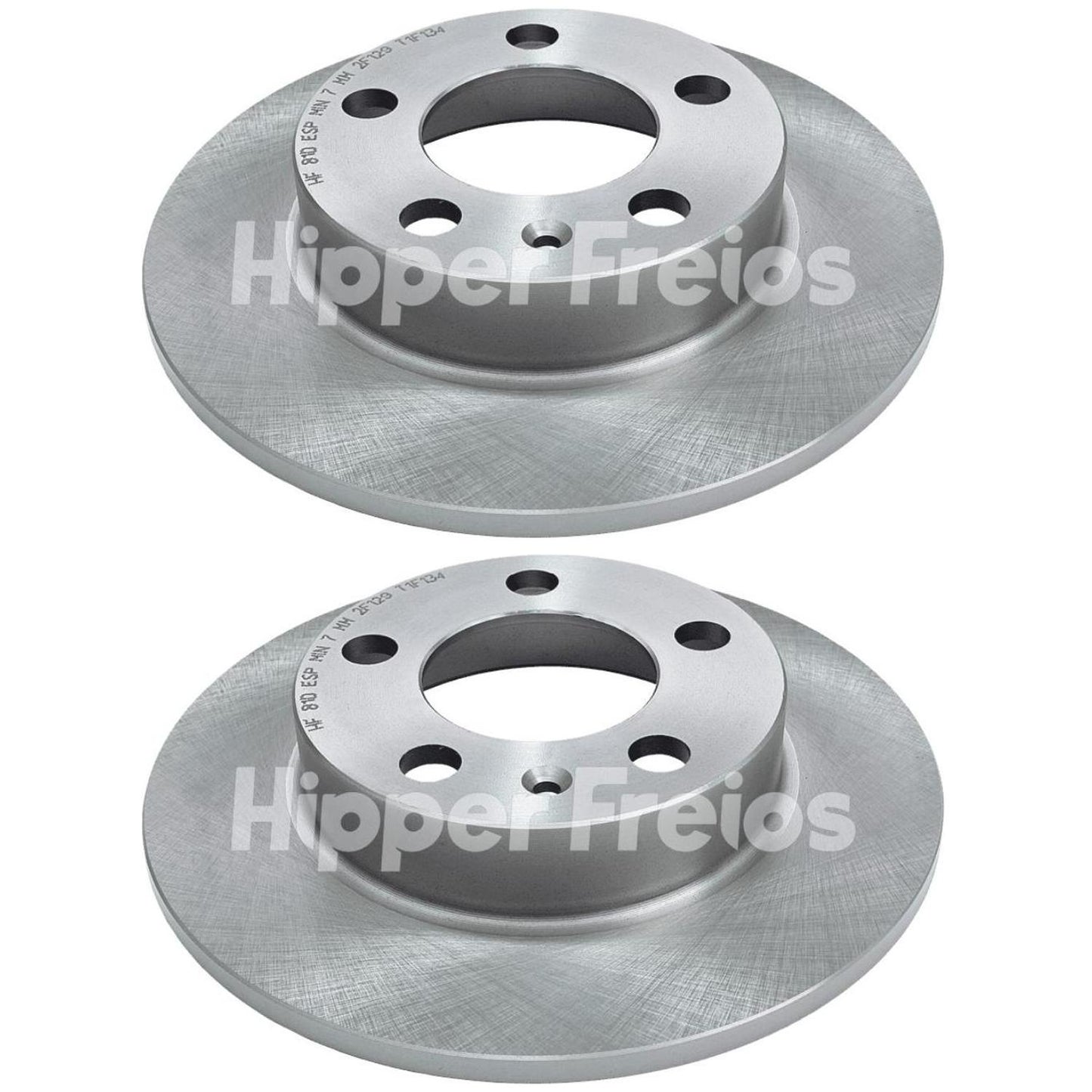 Par Disco Freio Traseiro - Hipper Freios - HF 81D - (1)