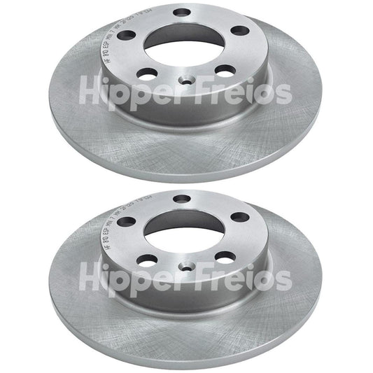 Par Disco Freio Traseiro - Hipper Freios - HF 81D - (1)