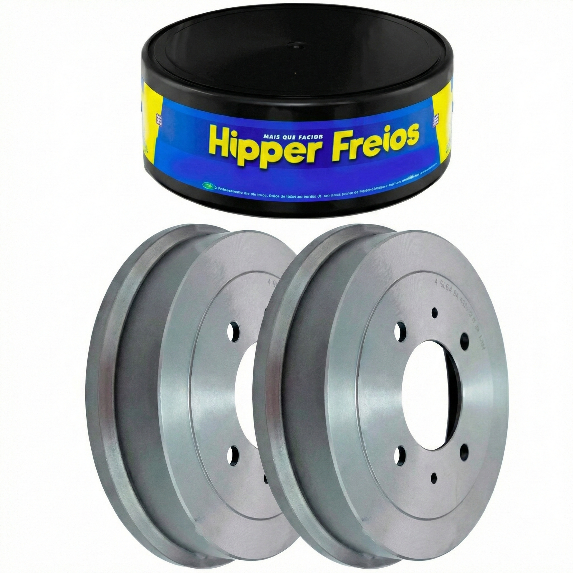 Par Tambor Freio Traseiro - Hipper Freios - HF 05 - (1)