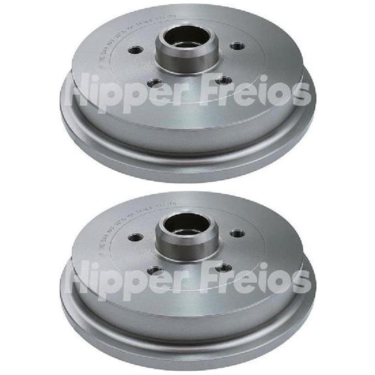 Par Tambor Freio Traseiro - Hipper Freios - HF 08C - (1)