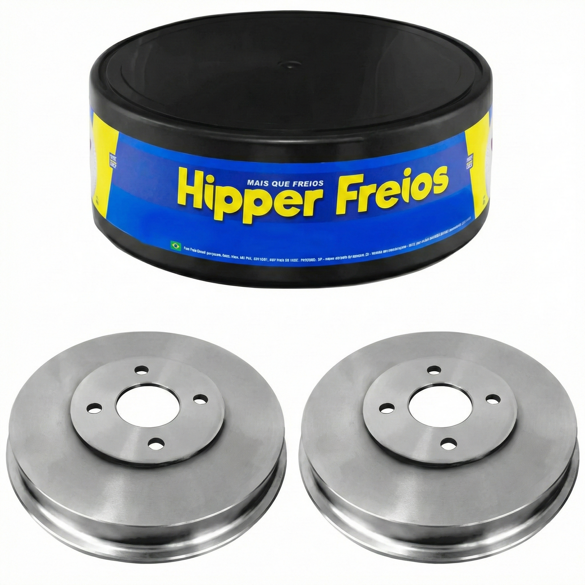 Par Tambor Freio Traseiro - Hipper Freios - HF 65C - (1)