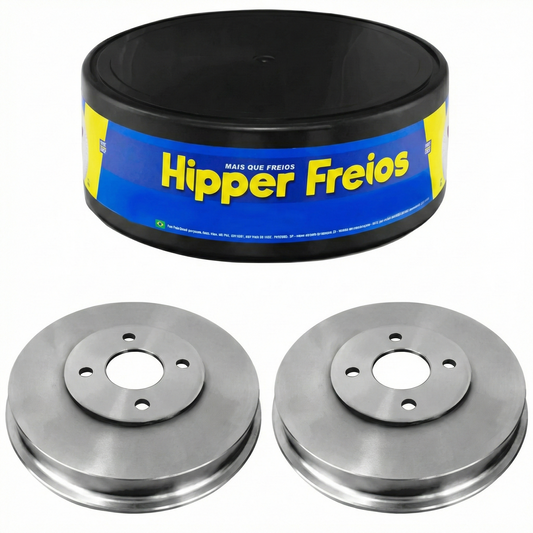 Par Tambor Freio Traseiro - Hipper Freios - HF 65C - (1)