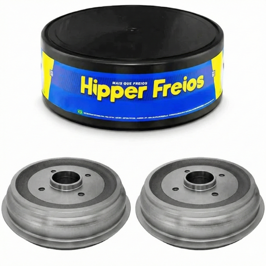 Par Tambor Freio Traseiro - Hipper Freios - HF 733A - (1)