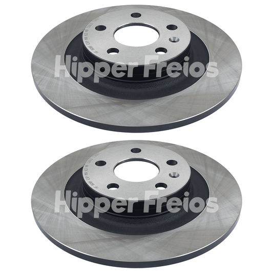 Par Tambor Freio Traseiro - Hipper Freios - HF 733-KT - (1)