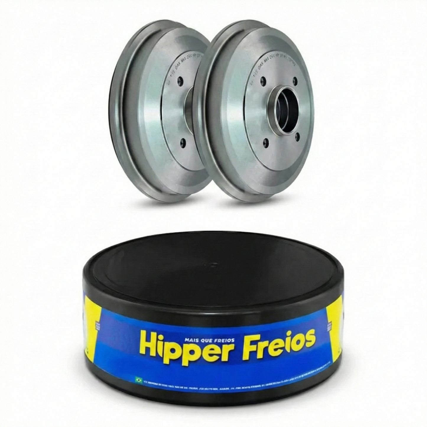 Par Tambor Freio Traseiro - Hipper Freios - HF 735 - (1)