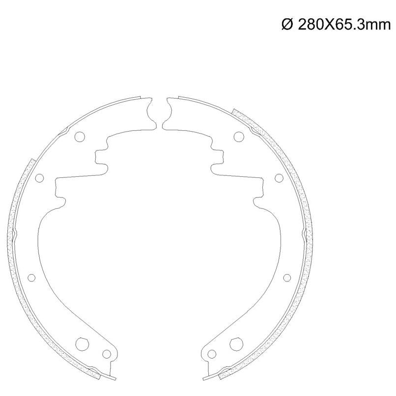 Sapata de Freio para Mercedes-Benz Sprinter 310 - Fras-le - MB/157-CP - (1)