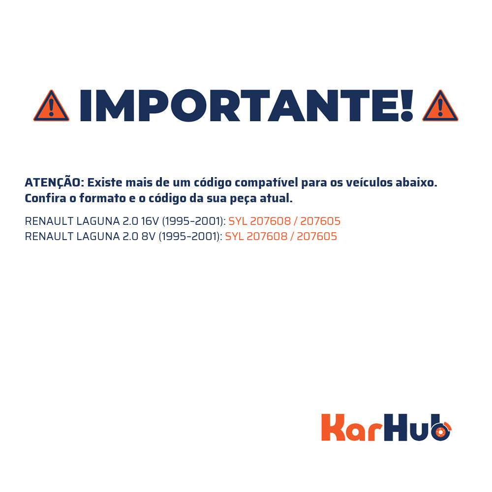 Sapata de Freio para Renault Laguna e R19 - Syl - 207608 - (2)