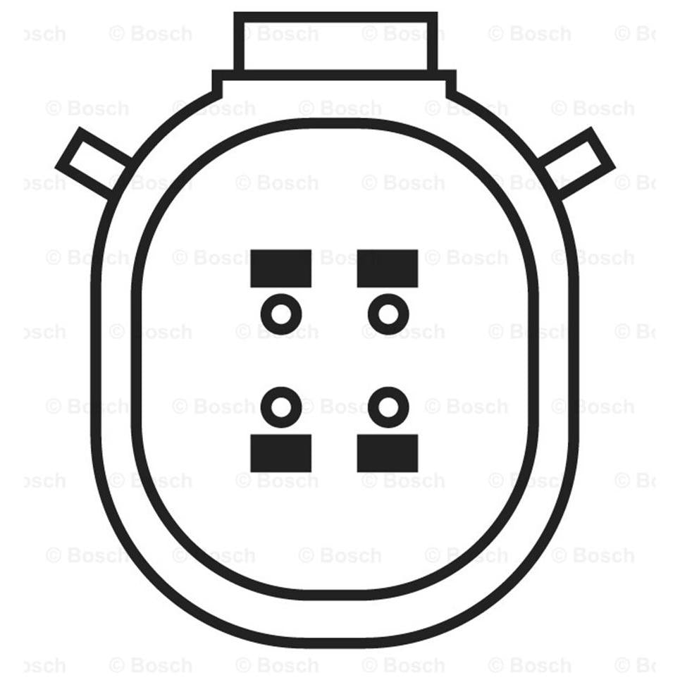 Sonda Lambda Com Aquecimento - Bosch - 0 258 010 246 - (1)