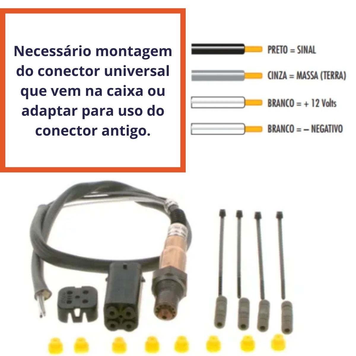Sonda Lambda Com Aquecimento - Bosch - 0 258 986 602 - (3)