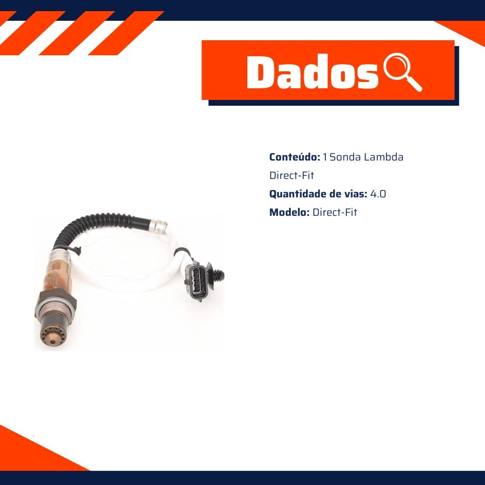 Sonda Lambda Direct-Fit - Bosch - 0 258 006 990 - (2)