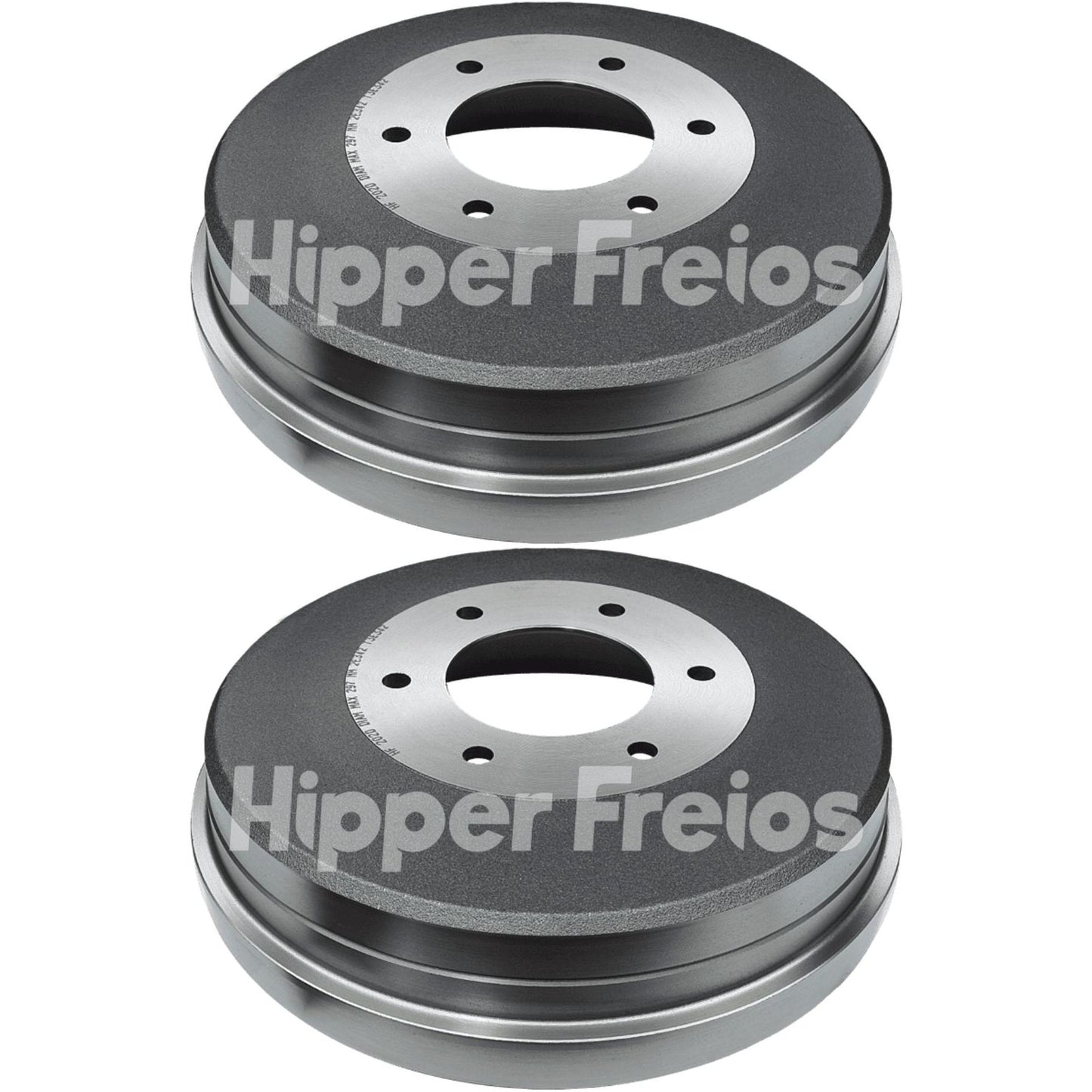 Par Tambor Freio Traseiro Direito Ou Esquerdo - Hipper Freios - HF 202D - (1)