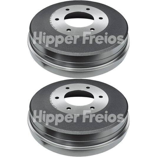 Par Tambor Freio Traseiro Direito Ou Esquerdo - Hipper Freios - HF 202D - (1)