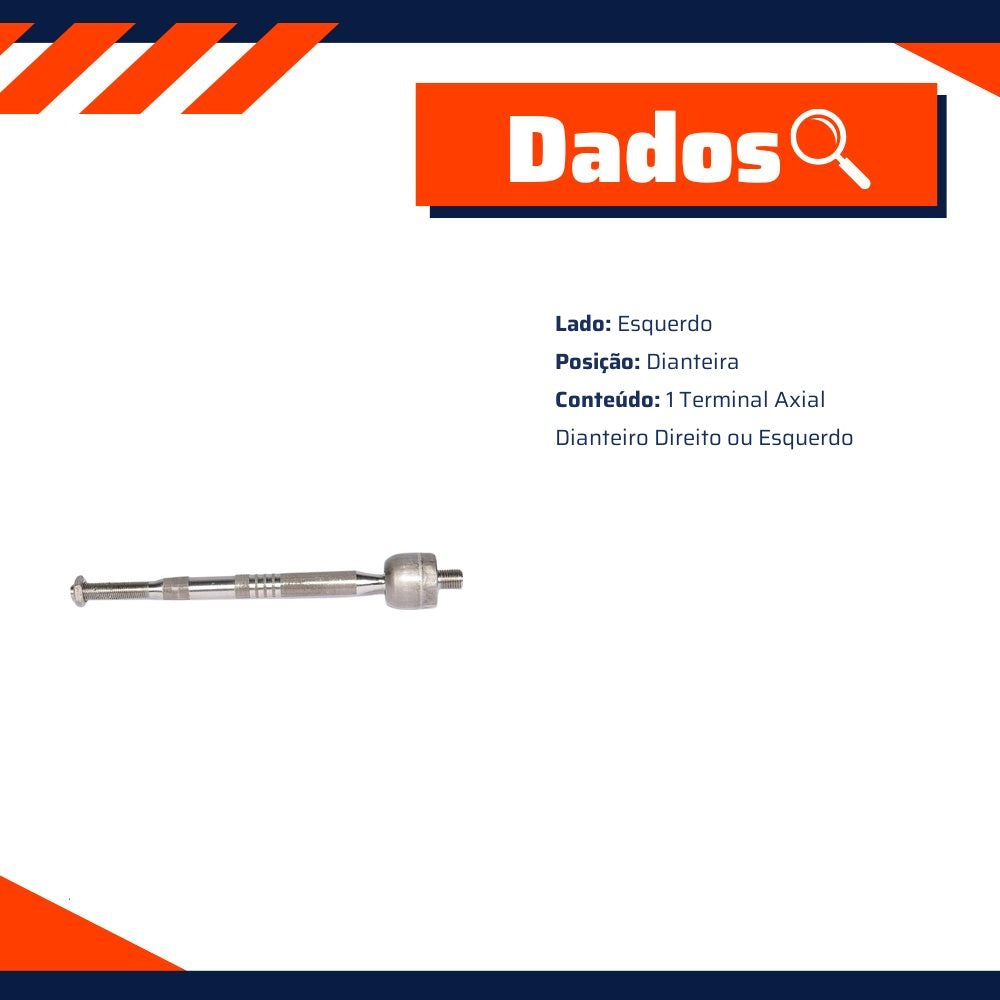 Terminal Axial Dianteiro Direito Ou Esquerdo - TRW - JAR1385 - (2)