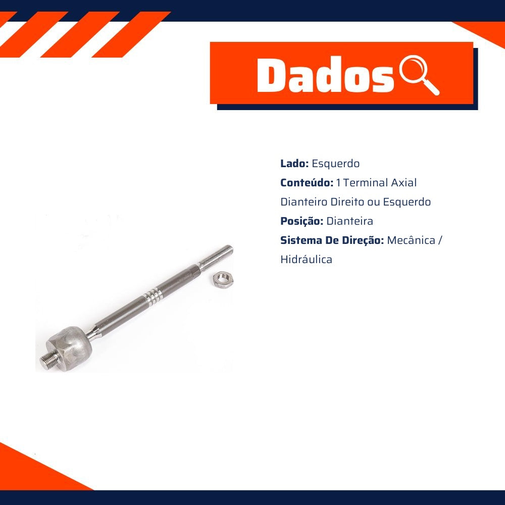 Terminal Axial Dianteiro Direito ou Esquerdo para Ford Explorer e Ranger - TRW - JARB0012 - (2)