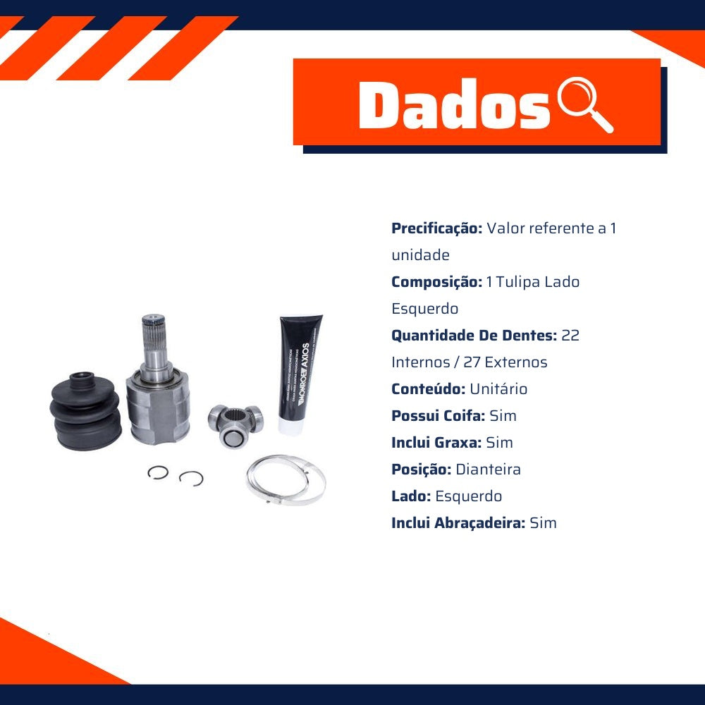 Tulipa Lado Esquerdo para Hyundai I30 e I30 CW - Monroe Axios - 5466103 - (2)