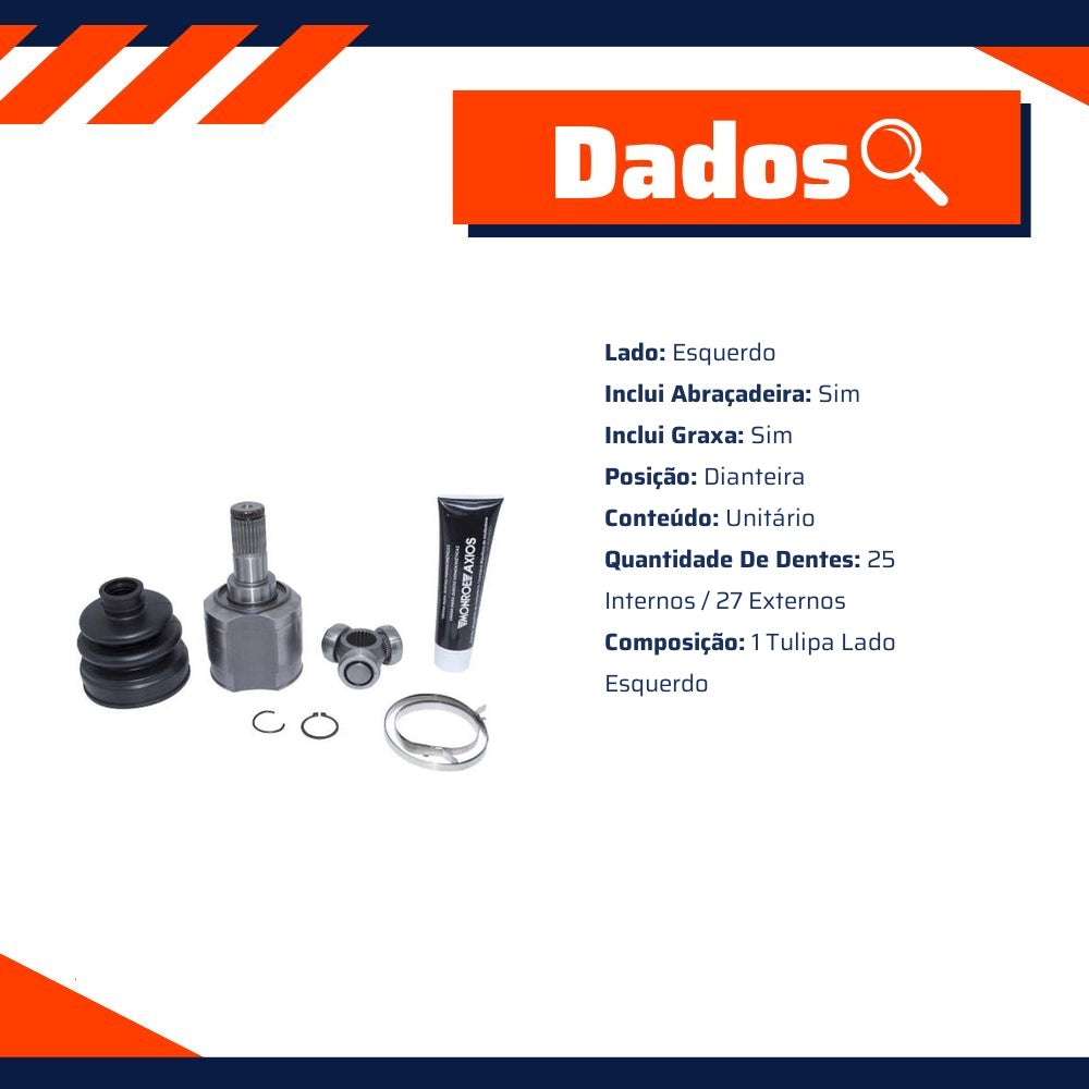 Tulipa Lado Esquerdo para Hyundai Tucson - Monroe Axios - 5466105 - (2)