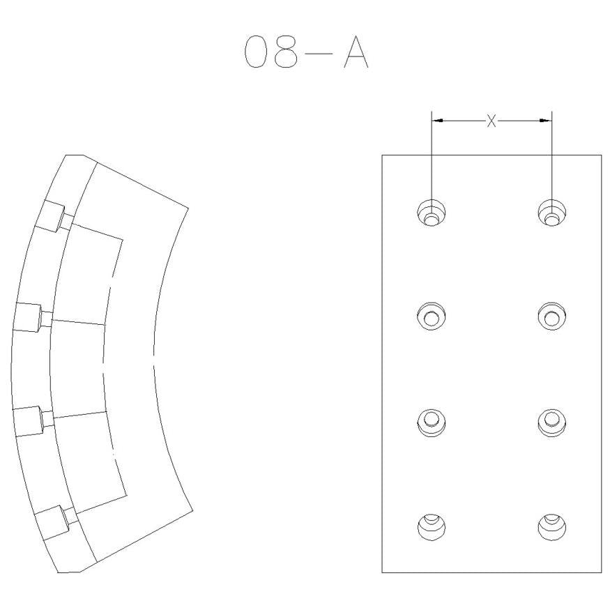 Jogo de Lonas de Freio para Chevrolet Blazer e S10 - Fras-le - CB/51 - (2)