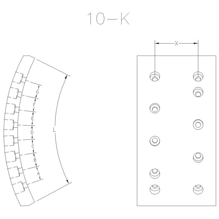 Jogo De Lonas De Freio - Fras-Le - Cb/49-X - (1)