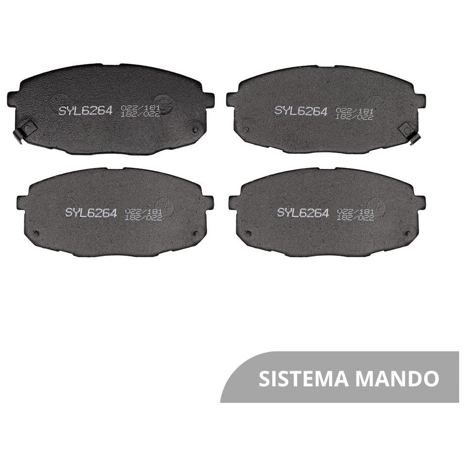 Jogo de Pastilhas de Freio Dianteira - Syl - 6264 - (2)