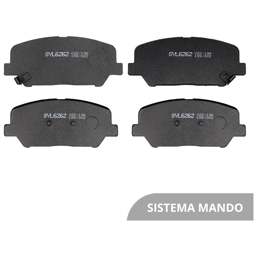 Jogo de Pastilhas de Freio Dianteira - Syl - 6262 - (2)
