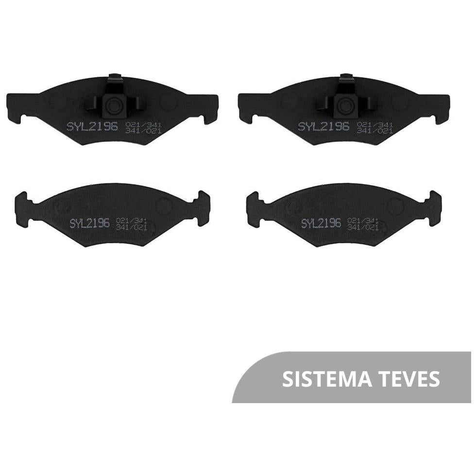 Jogo de Pastilhas de Freio Dianteira - Syl - 2196 - (2)