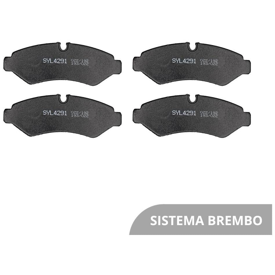 Jogo de Pastilhas de Freio Traseira - Syl - 4291 - (2)