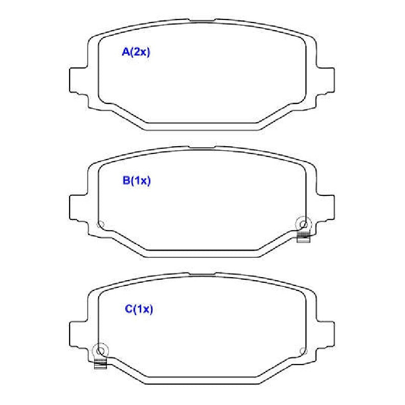 Jogo de Pastilhas de Freio Traseira - Syl - 2190 - (3)