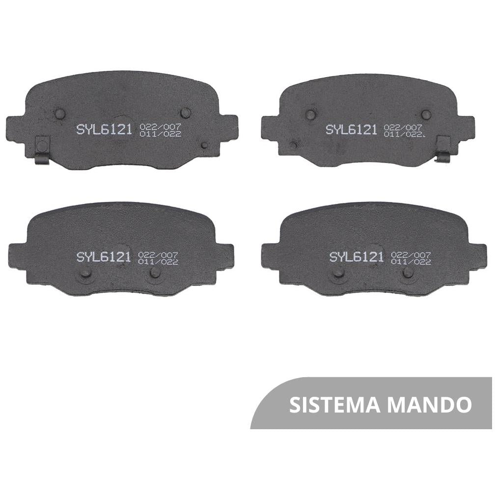Jogo de Pastilhas de Freio Traseira - Syl - 6121 - (2)
