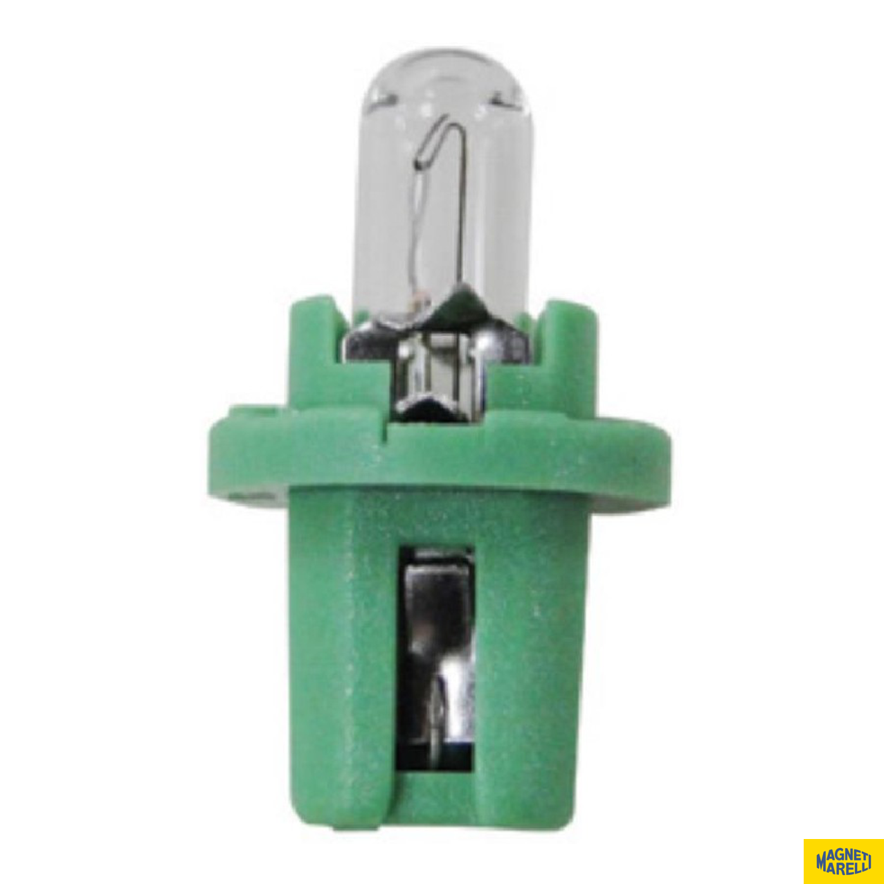 Lâmpada Luz Do Painel / 12V 2W B8.5D Verde Limao Standard Pinguinho - Magneti Marelli - LMM2722MF - (1)