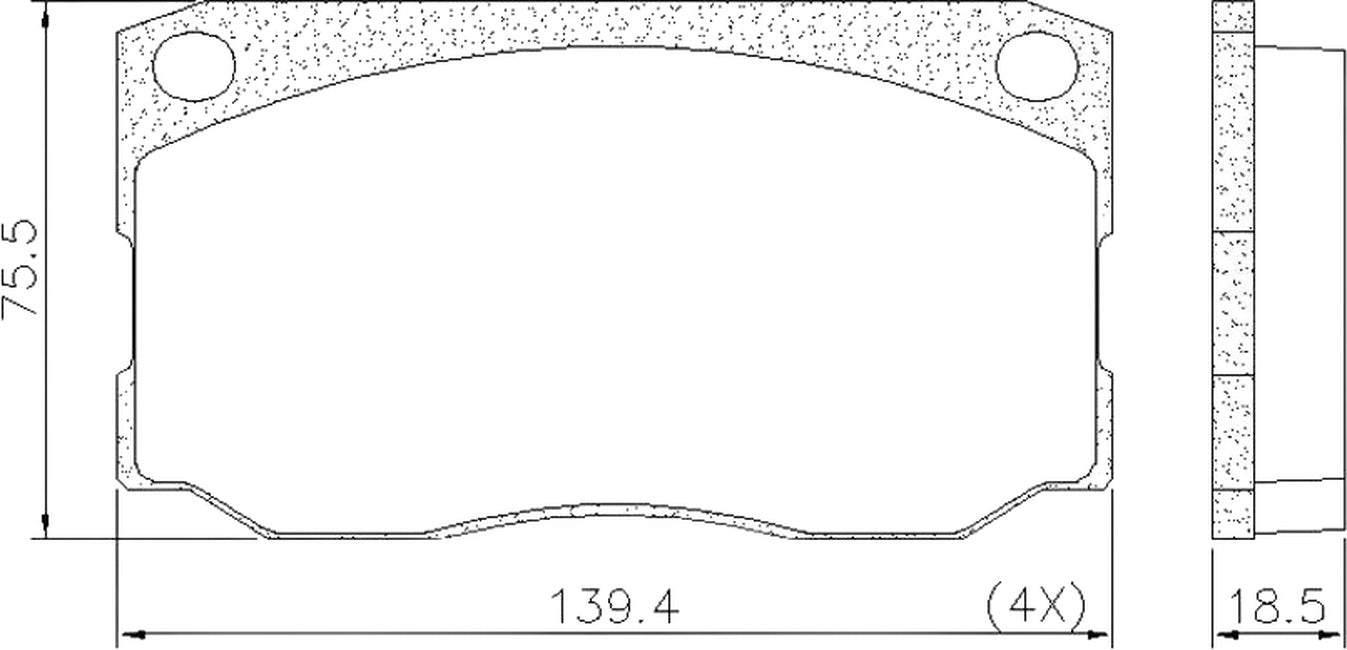 Pastilha de Freio - Fras-le - PD/102 - (1)