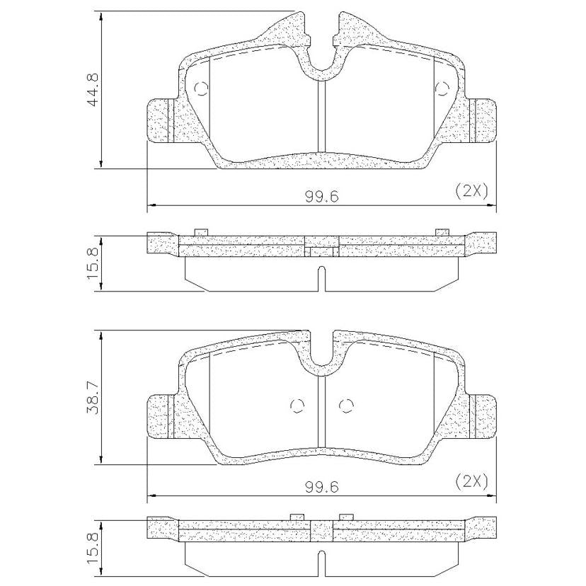 Pastilha de Freio para Mini Cooper e Countryman - Fras-le - PD/2246 - (1)
