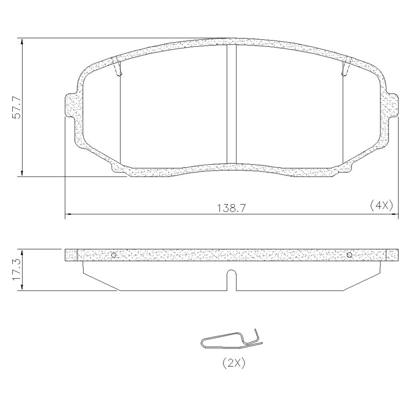 Pastilha de Freio para Mitsubishi L200 e Pajero Sport - Fras-le - PD/2195-CMAXX - (6)
