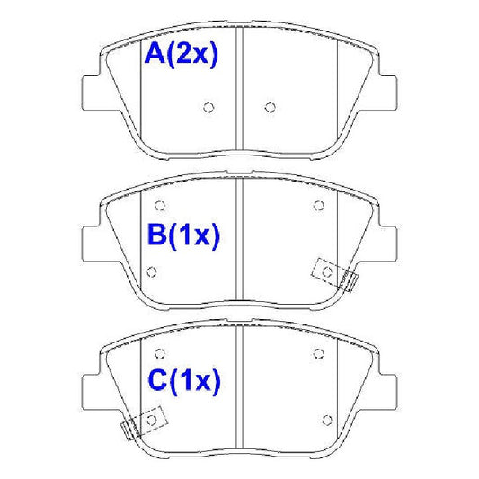 Pastilha de Freio Cerâmica Dianteira - Syl - 5262C - (1)