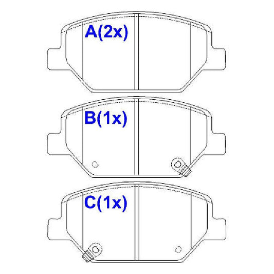 Pastilha de Freio Cerâmica Dianteira - Syl - 4080C - (1)