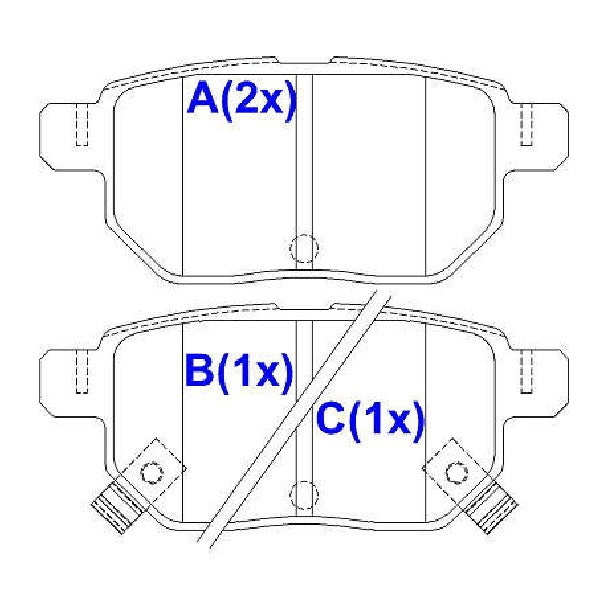 Pastilha de Freio Cerâmica Traseira - Syl - 1884C - (1)