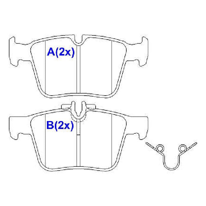Pastilha de Freio Cerâmica Traseira - Syl - 3307C - (2)