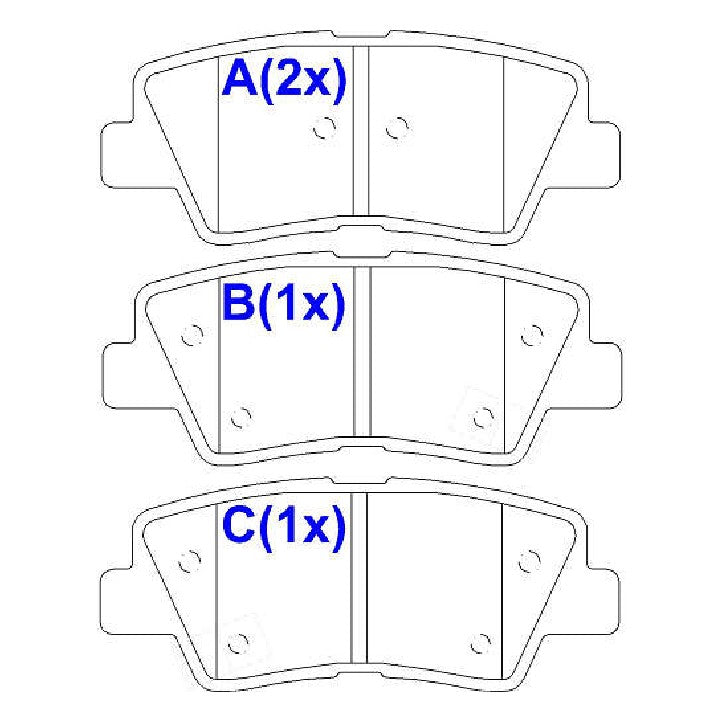 Pastilha de Freio Cerâmica Traseira - Syl - 5263C - (2)
