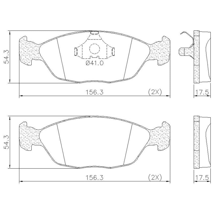 Pastilha de Freio Dianteira - Fras-le - PD/44 - (2)