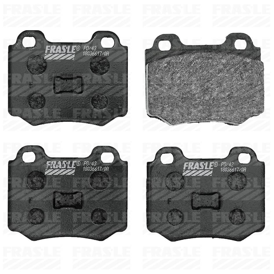 Pastilha de Freio Dianteira - Fras-le - PD/43 - (2)