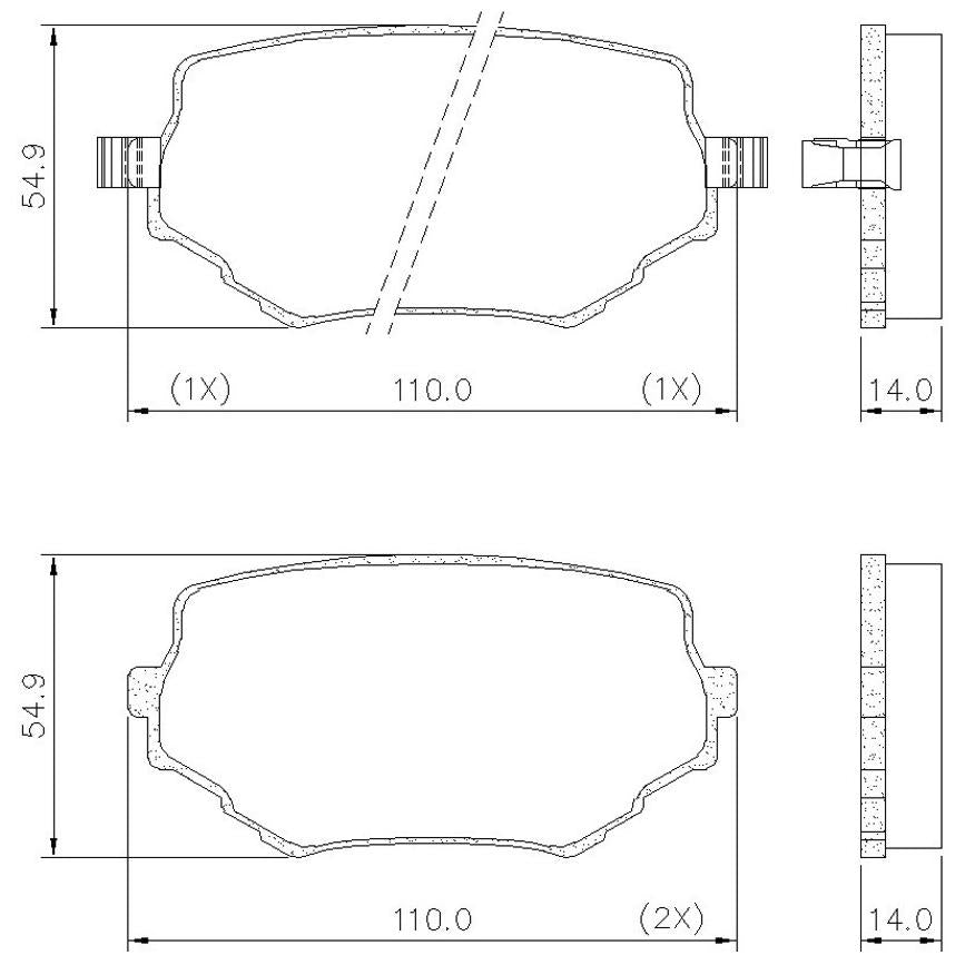 Pastilha de Freio Dianteira - Fras-le - PD/432 - (2)