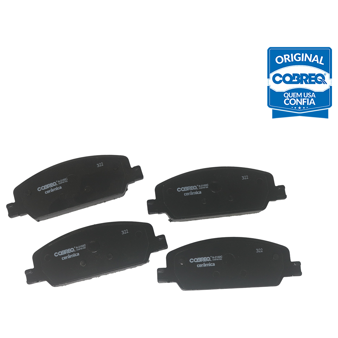 Pastilha de Freio Dianteira - Cobreq - N-2102C - (6)