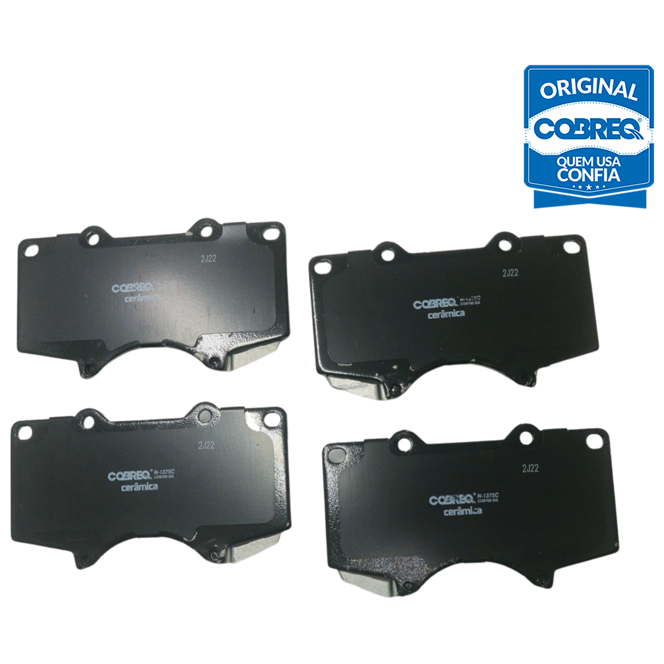 Pastilha de Freio Dianteira - Cobreq - N-1375C - (4)