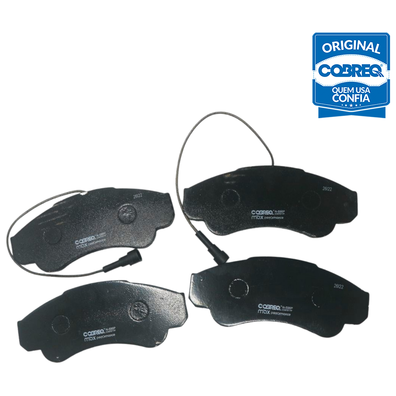 Pastilha de Freio Dianteira - Cobreq - N-596P - (2)