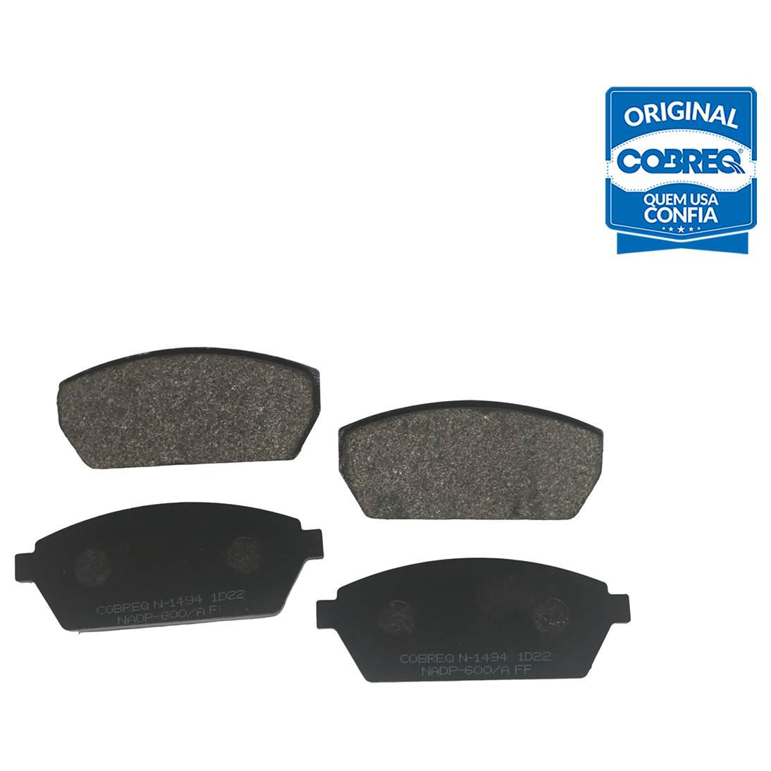 Pastilha de Freio Dianteira - Cobreq - N-1494 - (3)