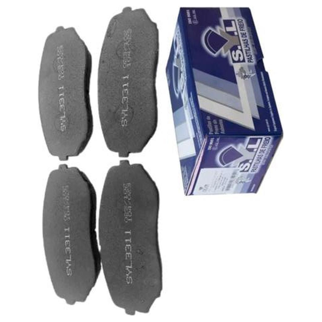 Jogo de Pastilhas de Freio Dianteira para Mitsubishi L200 e Pajero Sport - Syl - 3311 - (5)