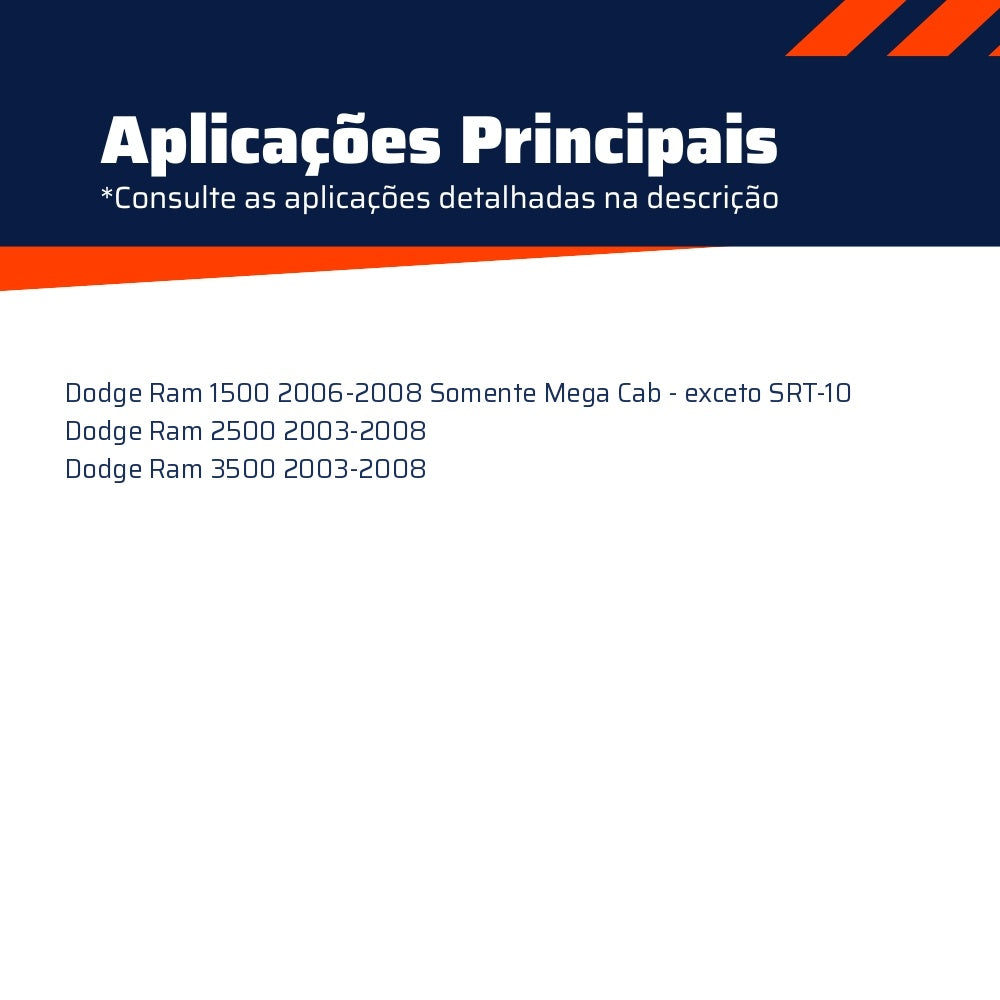 Pastilha de Freio Dianteira para Dodge RAM 2500 - TRW - GDB9042 - (2)