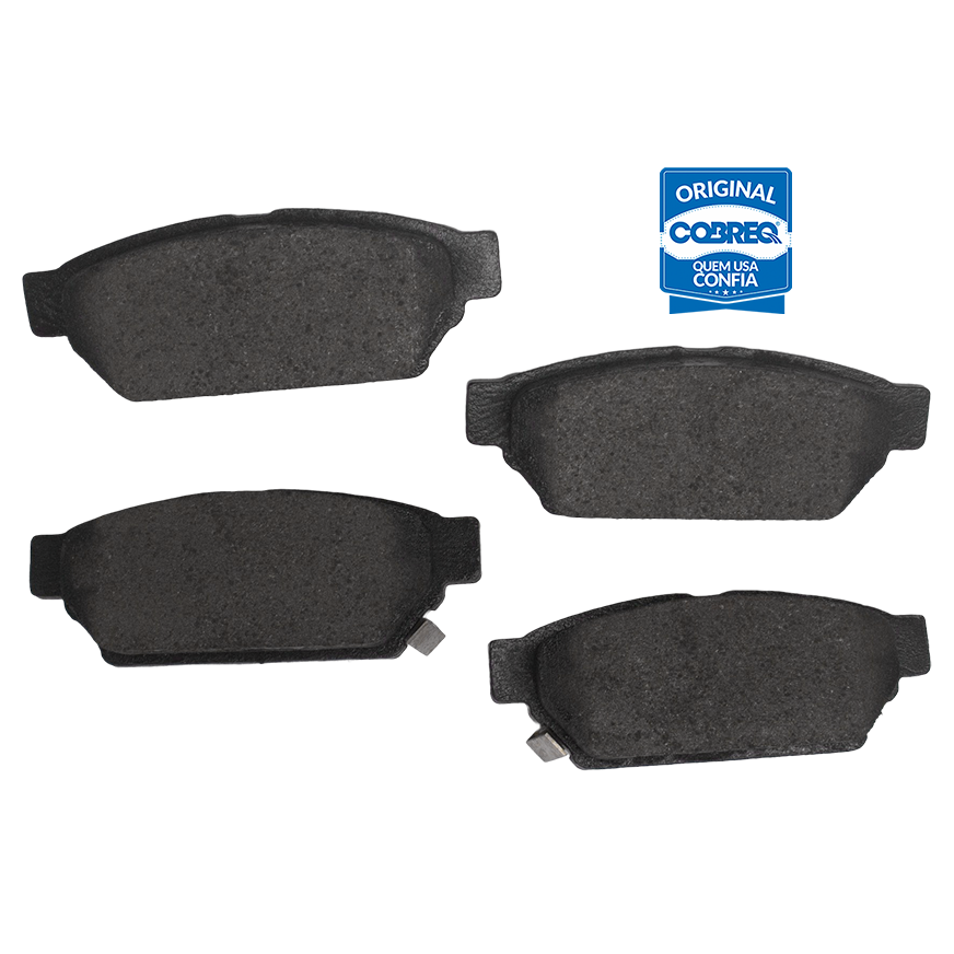 Pastilha de Freio Traseira para Mitsubishi COLT e Lancer - Cobreq - N-1488 - (1)