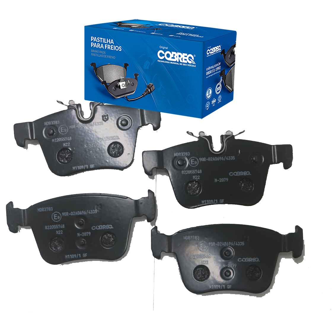 Pastilha de Freio Traseira - Cobreq - N-2079 - (1)